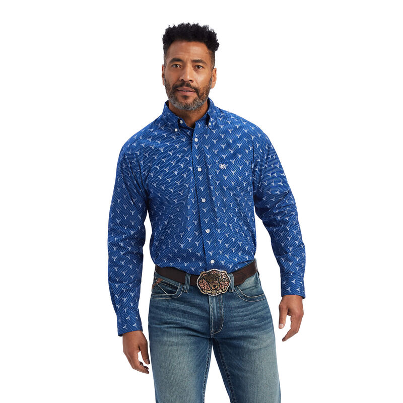 Ariat Hemden Herren - Jai Classic Fit Blau ( JWFMV-3046 )